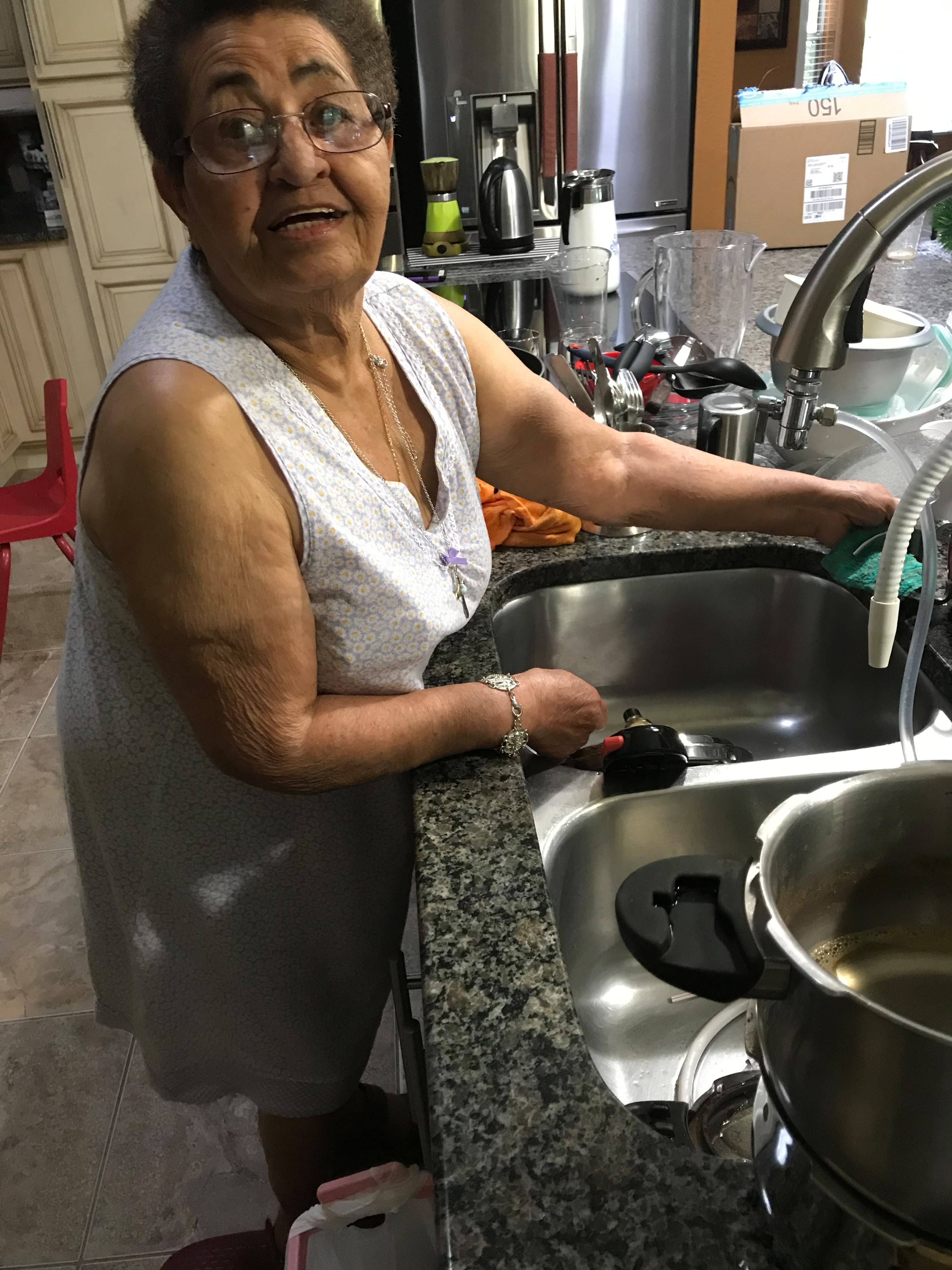 An older adult at home, representing the families The CHA Foundation supports